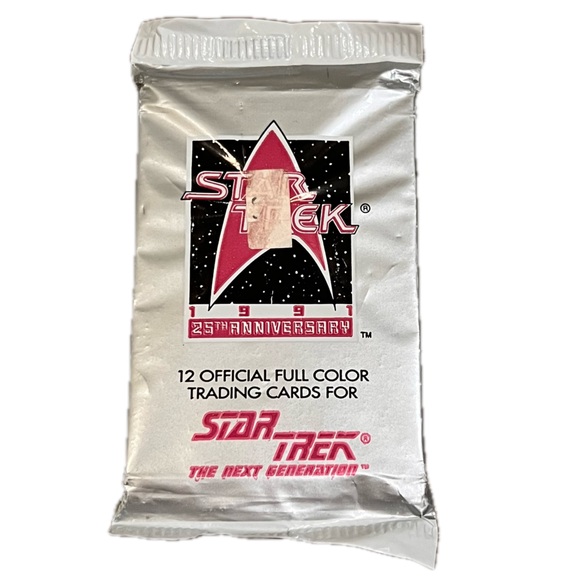 Star Trek 25th Anniversary Trading Card Packs Next Generation 90s vintage - Picture 1 of 4